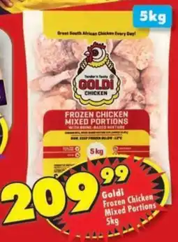 Shoprite Goldi Frozen Chicken Mixed Portions offer