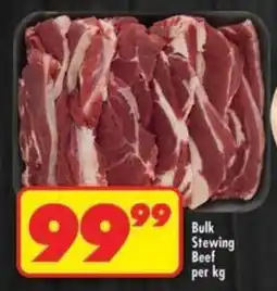Shoprite Bulk Stewing Beef offer