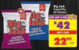 Shoprite Big Jack Frozen Pies offer