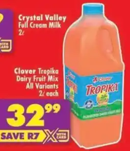 Shoprite Clover Tropika Dairy Fruit Mix All Variants offer