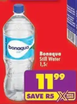 Shoprite Bonaqua Still Water offer
