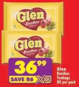 Shoprite Glen Rooibos Teabags offer