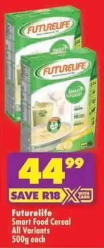 Shoprite Futurelife Smart Food Cereal All Variants offer