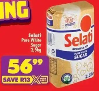 Shoprite Selati Pure White Sugar offer