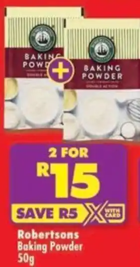 Shoprite Robertsons Baking Powder offer