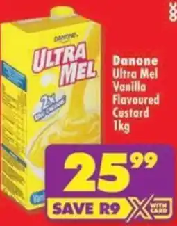 Shoprite Danone Ultra Mel Vanilla Flavoured Custard offer