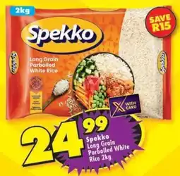 Shoprite Spekko Long Grain Parboiled White Rice offer