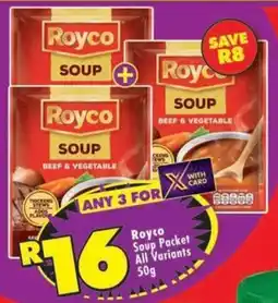 Shoprite Royco Soup Packet All Variants offer
