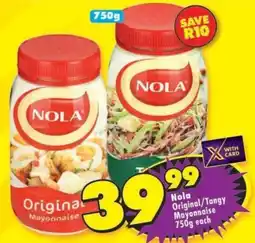 Shoprite Nola Original/ Tangy Mayonnaise offer