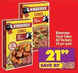 Shoprite Knorrox Stock Cubes All Variants offer