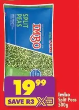 Shoprite Imbo Split Peas offer