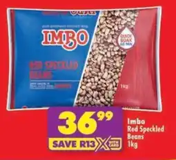 Shoprite Imbo Red Speckled Beans offer