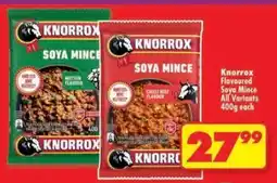 Shoprite Knorrox Flavoured Soya Mince All Variants offer