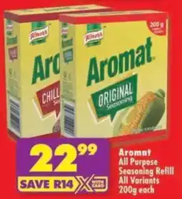 Shoprite Knorr Aromat All Purpose Seasoning Refill All Variants offer