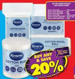 Shoprite Renew everyday care product range offer
