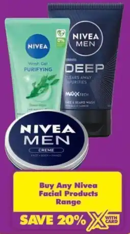 Shoprite Nivea Facial Products Range offer