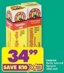Shoprite Lennon Bottle offer