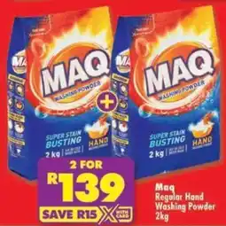 Shoprite Maq Regular Hand Washing Powder offer