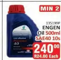 KitKat Cash and Carry ENGEN Oil 500ml SAE40 10s offer
