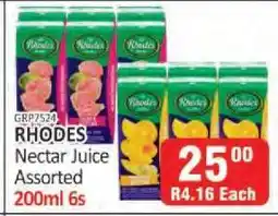 KitKat Cash and Carry RHODES Nectar Juice Assorted offer