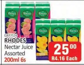 KitKat Cash and Carry RHODES Nectar Juice Assorted offer