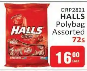 KitKat Cash and Carry HALLS Polybag Assorted 72s offer