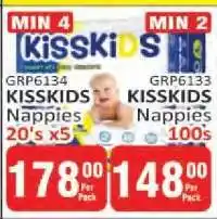 KitKat Cash and Carry KISSKIDS Nappies 20's x5 offer