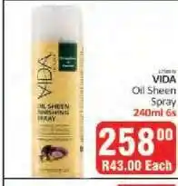 KitKat Cash and Carry VIDA Oil Sheen Finishing Spray offer
