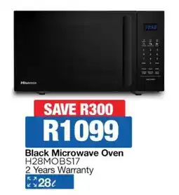 OK Furniture BLACK MICROWAVE OVEN offer