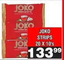 Advance Cash n Carry JOKO STRIPS 20 X 10's offer