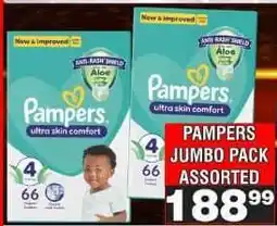 Advance Cash n Carry Pampers Jumbo Pack Assorted offer