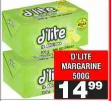 Advance Cash n Carry D'LITE MARGARINE 500G offer