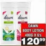 Advance Cash n Carry Dawn Body Lotion offer