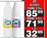 Advance Cash n Carry JIK BLEACH 1.5L offer