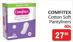 KitKat Cash and Carry COMFITEX Cotton Soft Pantyliners 40s offer