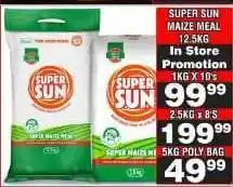 Advance Cash n Carry SUPER SUN Maize Meal 12.5kg offer