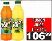 Advance Cash n Carry Fusion Juice offer