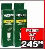 Advance Cash n Carry FRESHEN SALT 72's offer