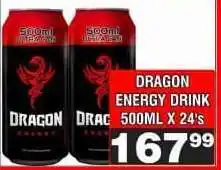 Advance Cash n Carry Dragon Energy Drink 500ml x 24's offer