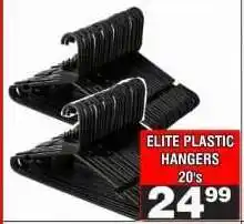 Advance Cash n Carry ELITE PLASTIC HANGERS 20's offer