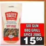 Advance Cash n Carry SIX GUN BBQ GRILL SPICE 200G offer