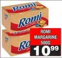 Advance Cash n Carry ROMI MARGARINE 500G offer