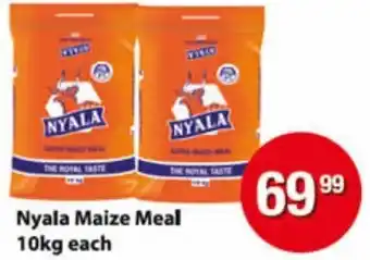 Check Save Nyala Maize Meal 10kg Each offer