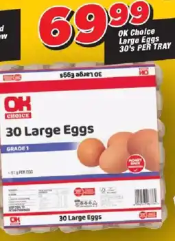 OK Grocer OK Choice Large Eggs offer