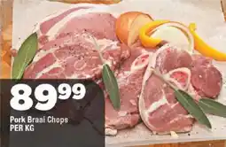 OK Grocer Pork Braai Chops offer