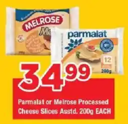OK Grocer Parmalat or Melrose Processed Cheese Slices offer