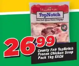OK Grocer County Fair TopNotch Frozen Chicken Soup Pack offer
