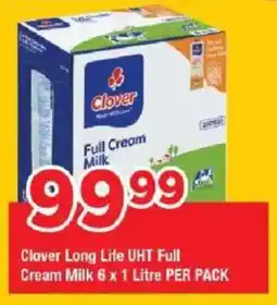 OK Grocer Clover Long Life UHT Full Cream Milk offer