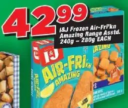 OK Grocer I&J Frozen Air-Fri'kn Amazing Range offer