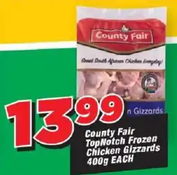 OK Grocer County Fair TopNotch Frozen Chicken Gizzards offer